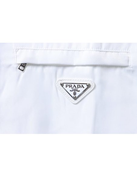Prada Patch Pocket T-shirt White,Prada T-shirts,T-Shirts,CLOTHES