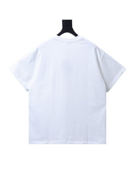 Prada Pocket Peony Print T-Shirt White,Prada T-shirts,T-Shirts,CLOTHES