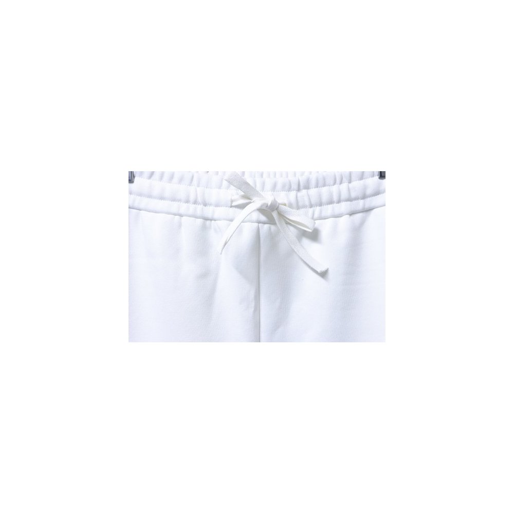Prada Triangle Logo Hand-Drawn Print Shorts White,Prada Shorts,Shorts,CLOTHES