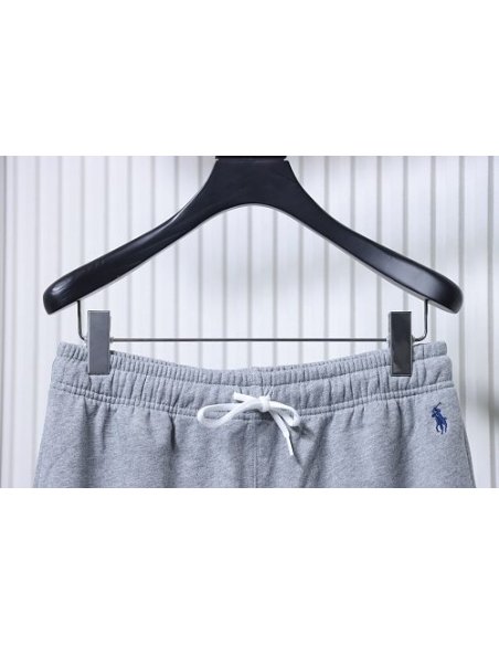 Ralph Lauren Embroidered Logo Casual Trousers Gray,Ralph Lauren Trousers,Jeans,CLOTHES