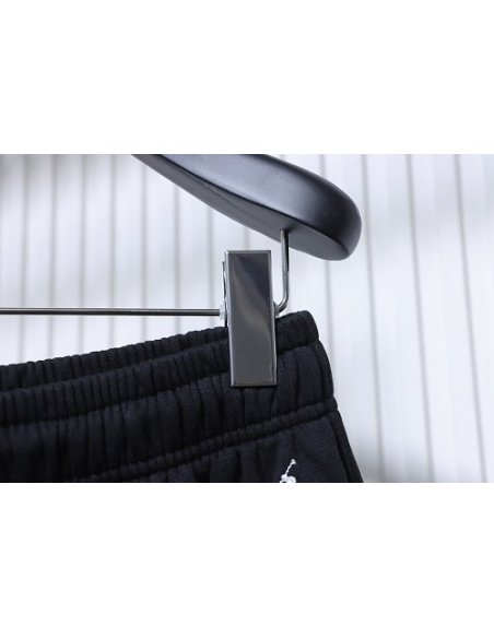 Ralph Lauren White Embroidered Logo Casual Trousers Black,Ralph Lauren Trousers,Jeans,CLOTHES