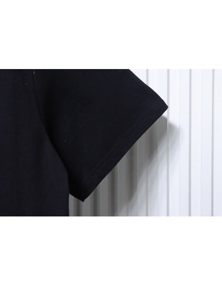Stussy Cylindrical Logo Print T-Shirt Black,Stussy T-Shirts,T-Shirts,CLOTHES