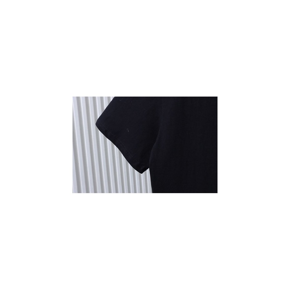 Stussy Cylindrical Logo Print T-Shirt Black,Stussy T-Shirts,T-Shirts,CLOTHES