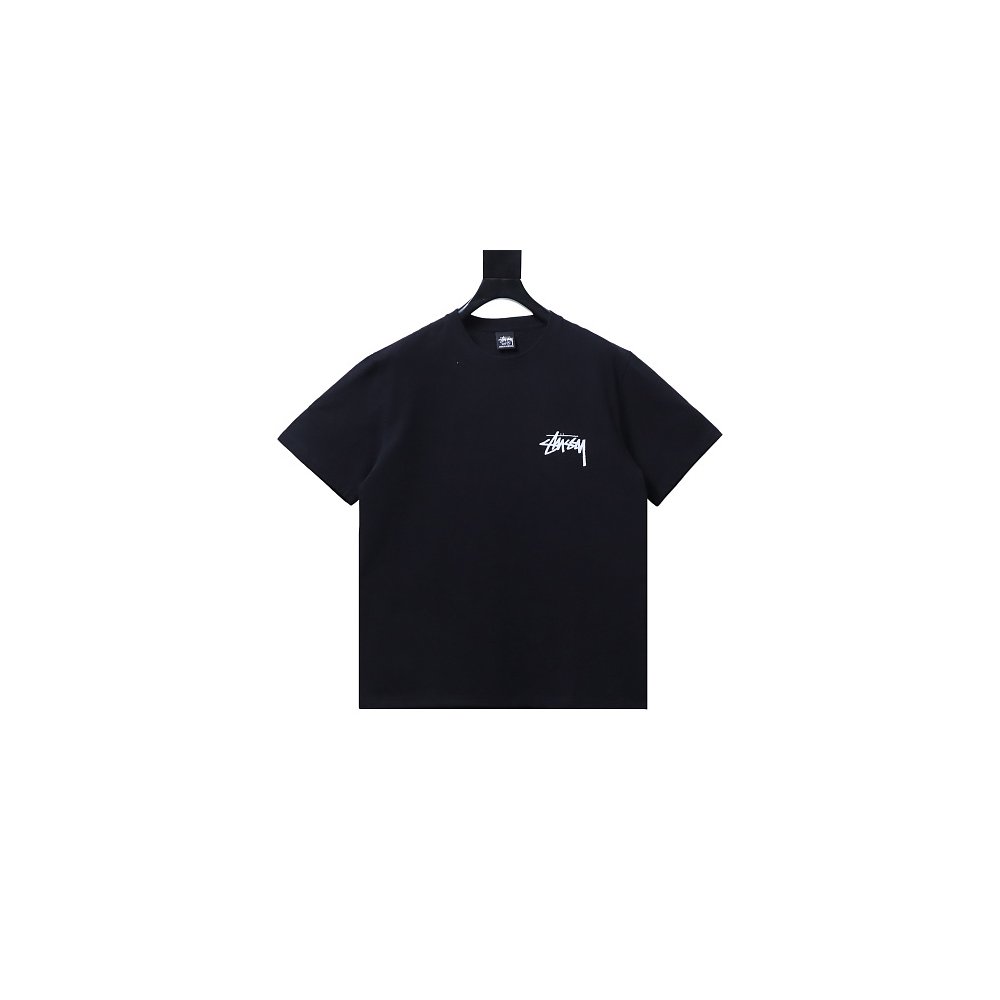 Stussy Dice Print T-Shirt Black,Stussy T-Shirts,T-Shirts,CLOTHES
