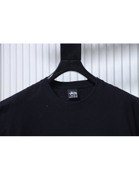 Stussy Dice Print T-Shirt Black,Stussy T-Shirts,T-Shirts,CLOTHES