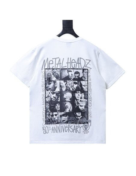 Stussy x Metalheadz Collaborative Character Print T-Shirt White,Stussy T-Shirts,T-Shirts,CLOTHES