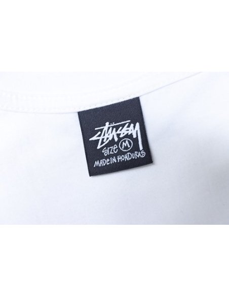 Stussy x Metalheadz Collaborative Character Print T-Shirt White,Stussy T-Shirts,T-Shirts,CLOTHES