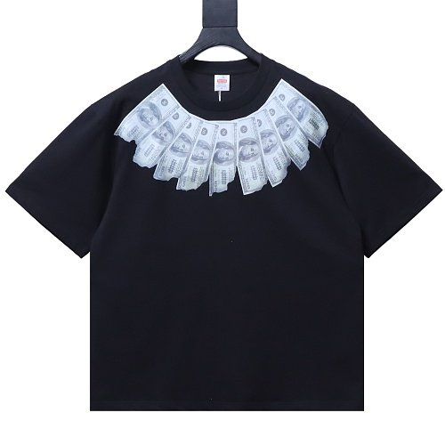 Supreme MM6 Maison Margiela US Dollar Print T-Shirt Black,Supreme T-Shirts,T-Shirts,CLOTHES