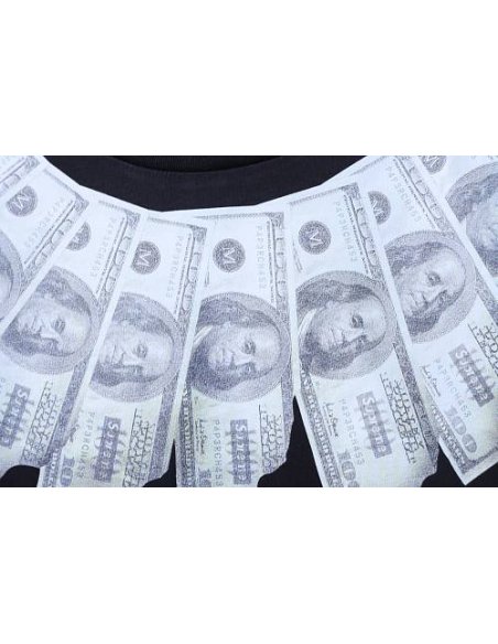 Supreme MM6 Maison Margiela US Dollar Print T-Shirt Black,Supreme T-Shirts,T-Shirts,CLOTHES