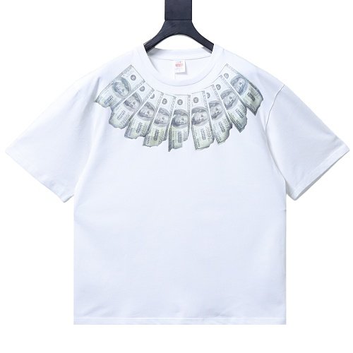 Supreme MM6 Maison Margiela US Dollar Print T-Shirt White,Supreme T-Shirts,T-Shirts,CLOTHES
