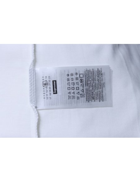 Supreme MM6 Maison Margiela US Dollar Print T-Shirt White,Supreme T-Shirts,T-Shirts,CLOTHES
