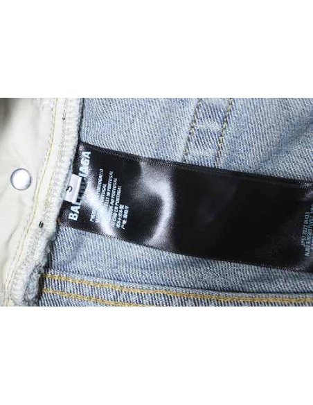 Balenciaga Denim Shorts with Fringed Hems,Balenciaga Shorts,Shorts,CLOTHES