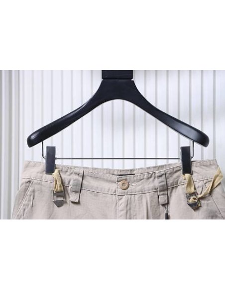 Balenciaga Distressed Plaid-Pocket Denim Shorts,Balenciaga Shorts,Shorts,CLOTHES
