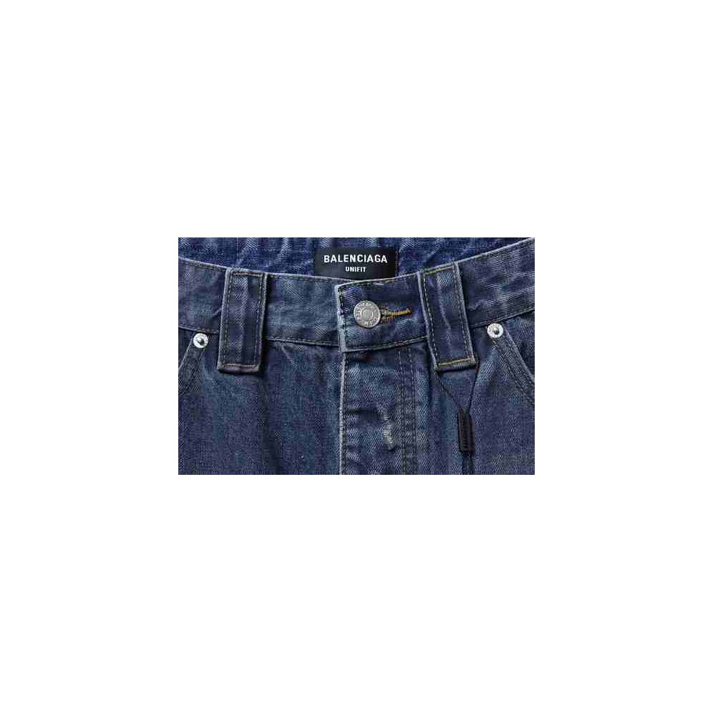 Balenciaga High Summer Distressed Denim Shorts,Balenciaga Shorts,Shorts,CLOTHES