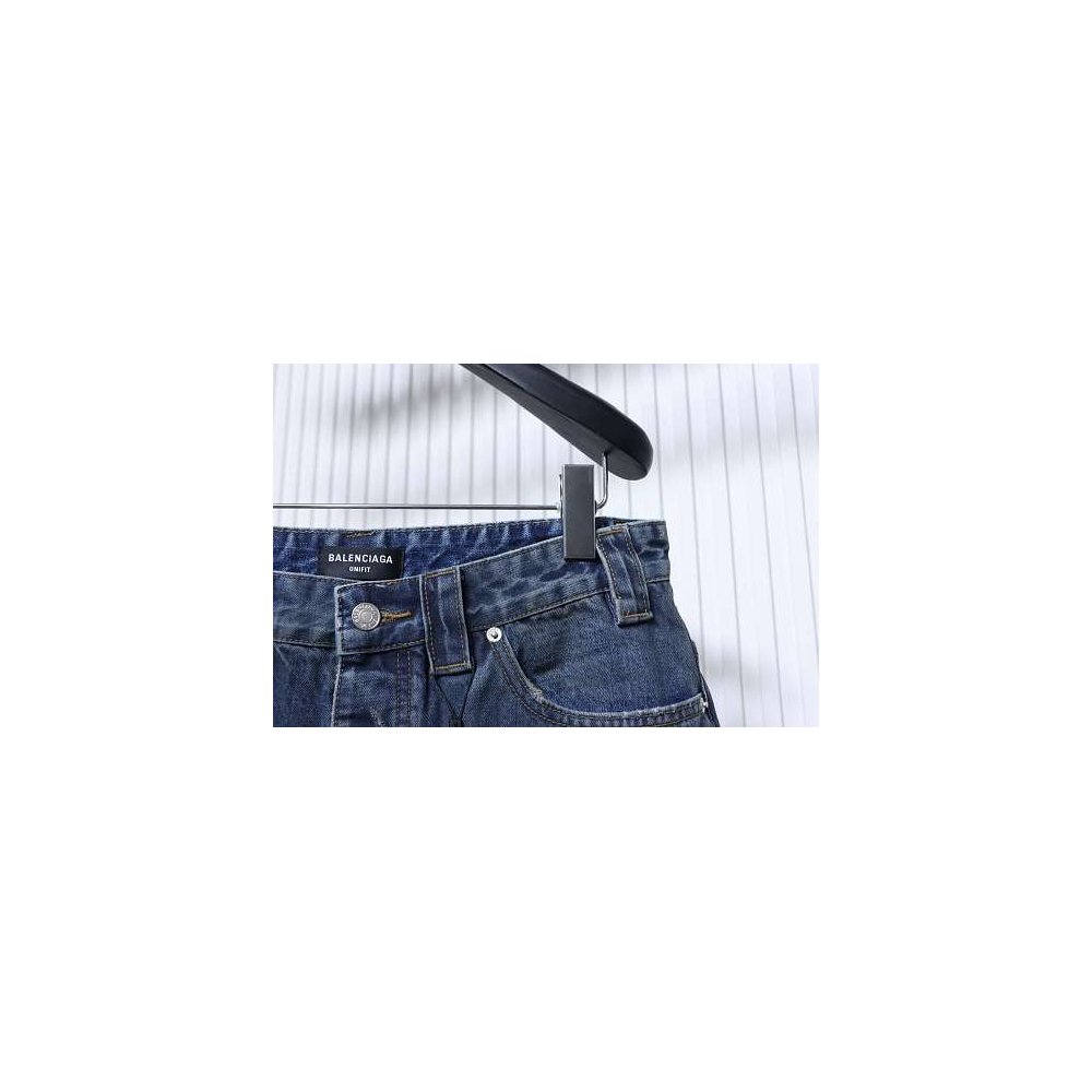 Balenciaga High Summer Distressed Denim Shorts,Balenciaga Shorts,Shorts,CLOTHES