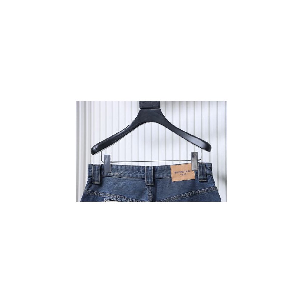 Balenciaga High Summer Distressed Denim Shorts,Balenciaga Shorts,Shorts,CLOTHES