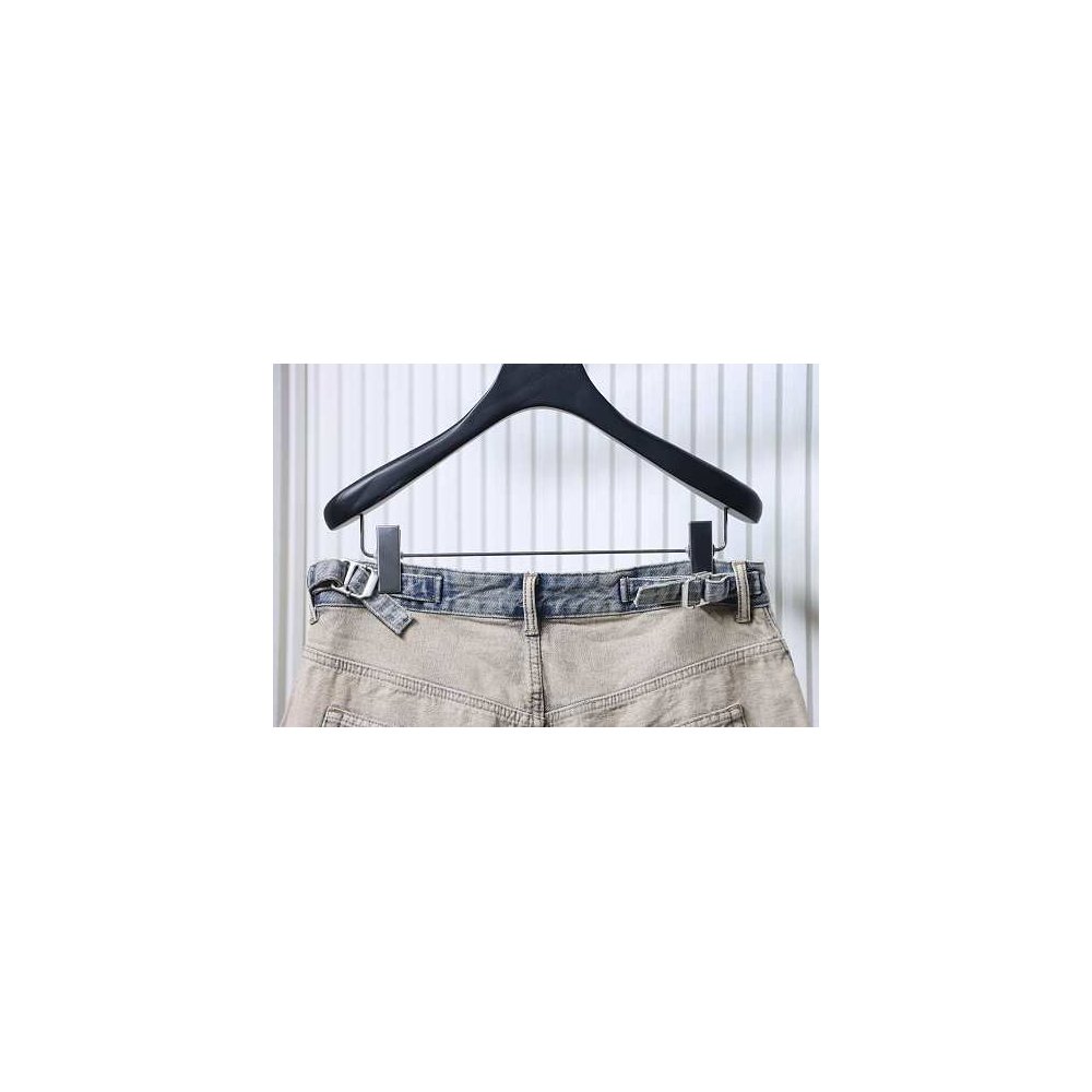 Balenciaga Reversible Distressed Denim Shorts,Balenciaga Shorts,Shorts,CLOTHES