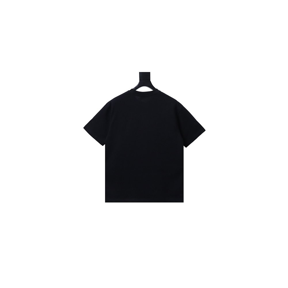 Loewe Four-leaf Clover Print T-Shirt Black,Loewe T-Shirts,T-Shirts,CLOTHES