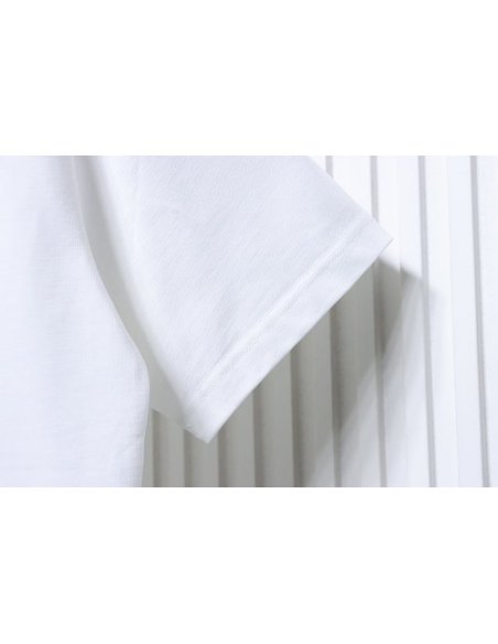 Loewe Four-leaf Clover Print T-Shirt White,Loewe T-Shirts,T-Shirts,CLOTHES