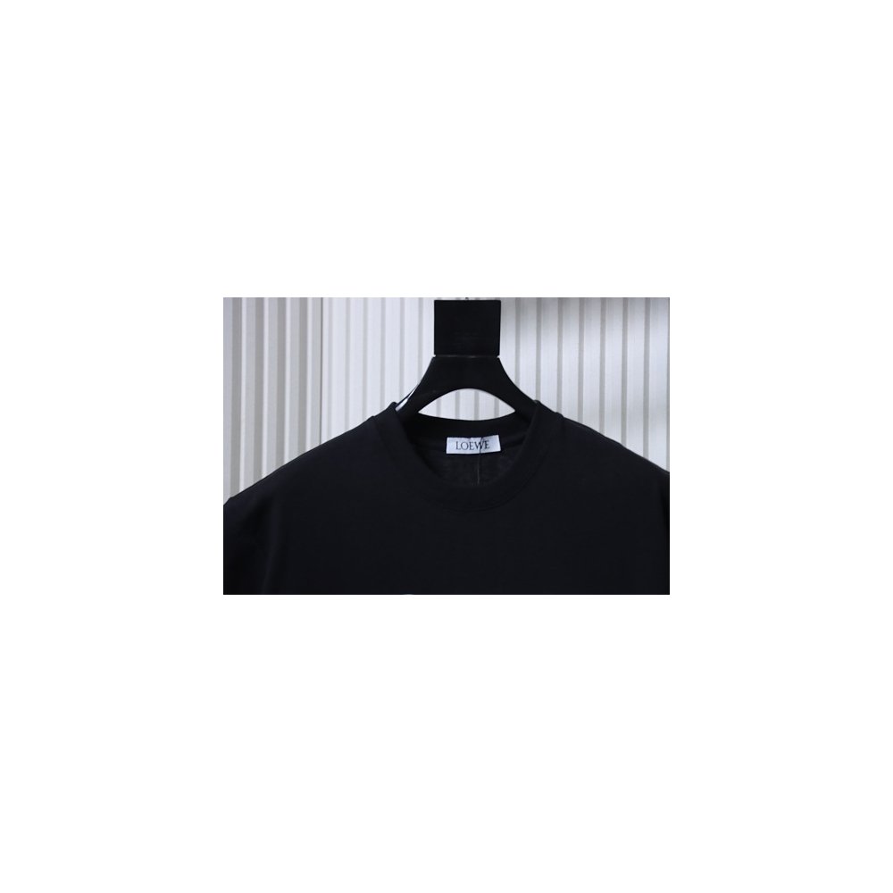 Loewe X ON Collaborative Graphic T-Shirt Black,Loewe T-Shirts,T-Shirts,CLOTHES