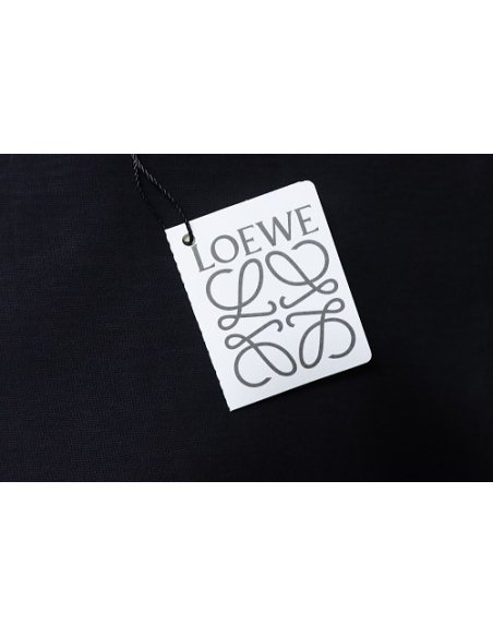 Loewe X ON Collaborative Graphic T-Shirt Black,Loewe T-Shirts,T-Shirts,CLOTHES