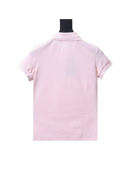 Ralph Lauren Pony Logo Embroidered Short-Sleeve Button-Down Shirt Pink,Ralph Lauren T-Shirts,T-Shirts,CLOTHES