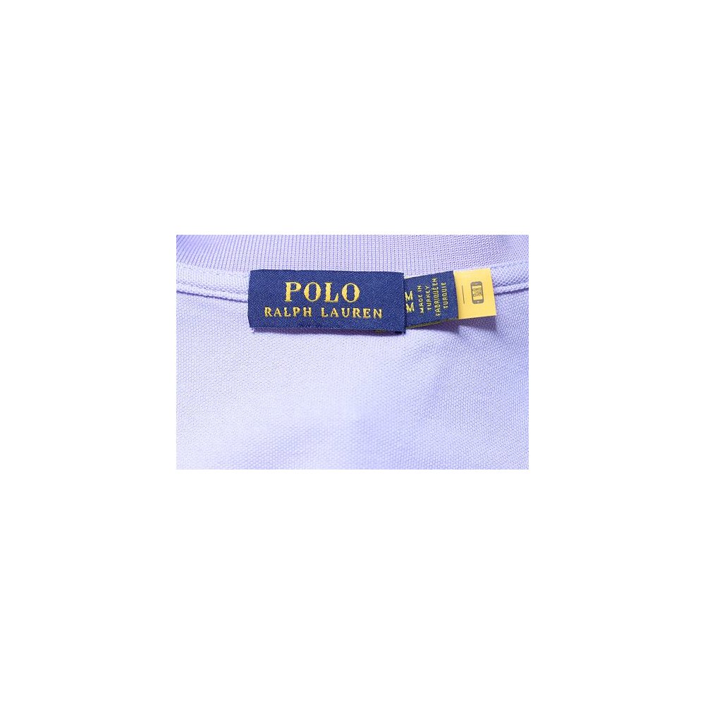 Ralph Lauren Pony Logo Embroidered Short-Sleeve Button-Down Shirt Purple,Ralph Lauren T-Shirts,T-Shirts,CLOTHES