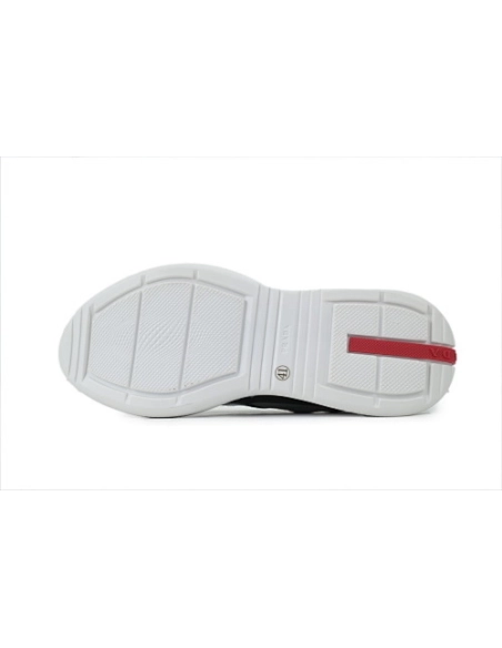 Prada Americas Cup Patent Charcoal Gray