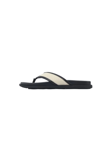 Louis Vuitton Flip Flop Sandal Black And Beige