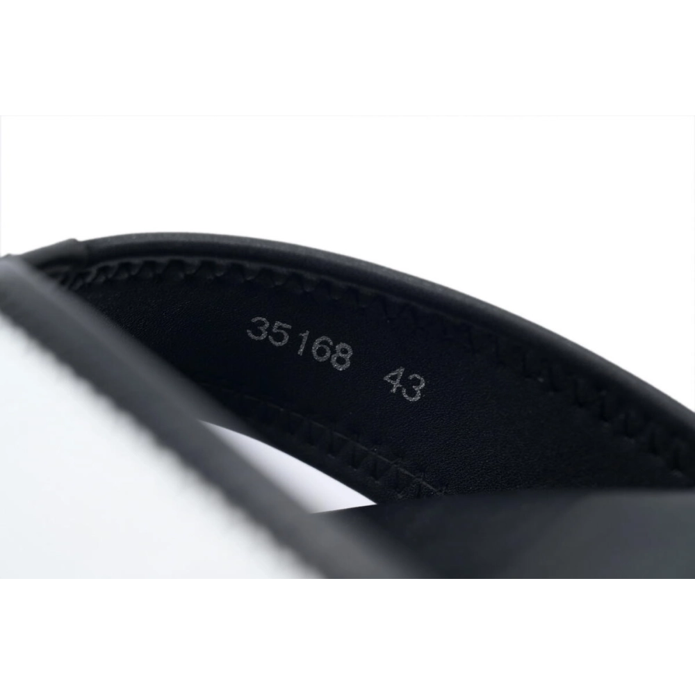 Louis Vuitton Flip Flop Sandal Black And White
