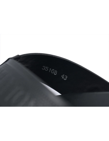 Louis Vuitton Flip Flop Sandal Full-Lettering Logo Matte Black