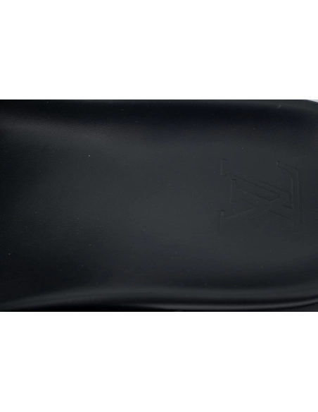 Louis Vuitton Flip Flop Sandal Full-Lettering Logo Matte Black