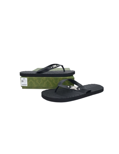 Gucci Flip Flops Black