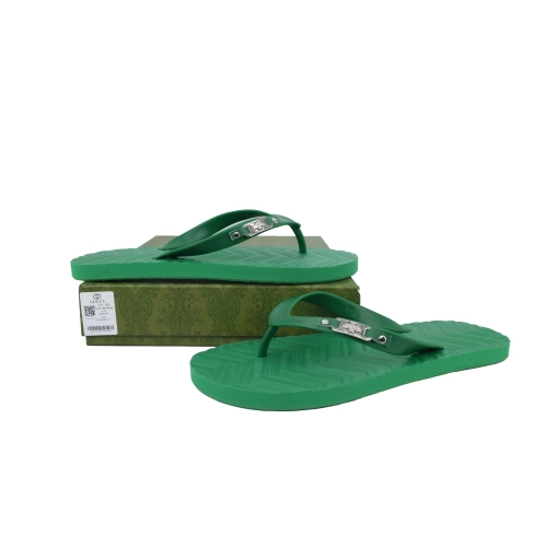 Gucci Flip Flops Green