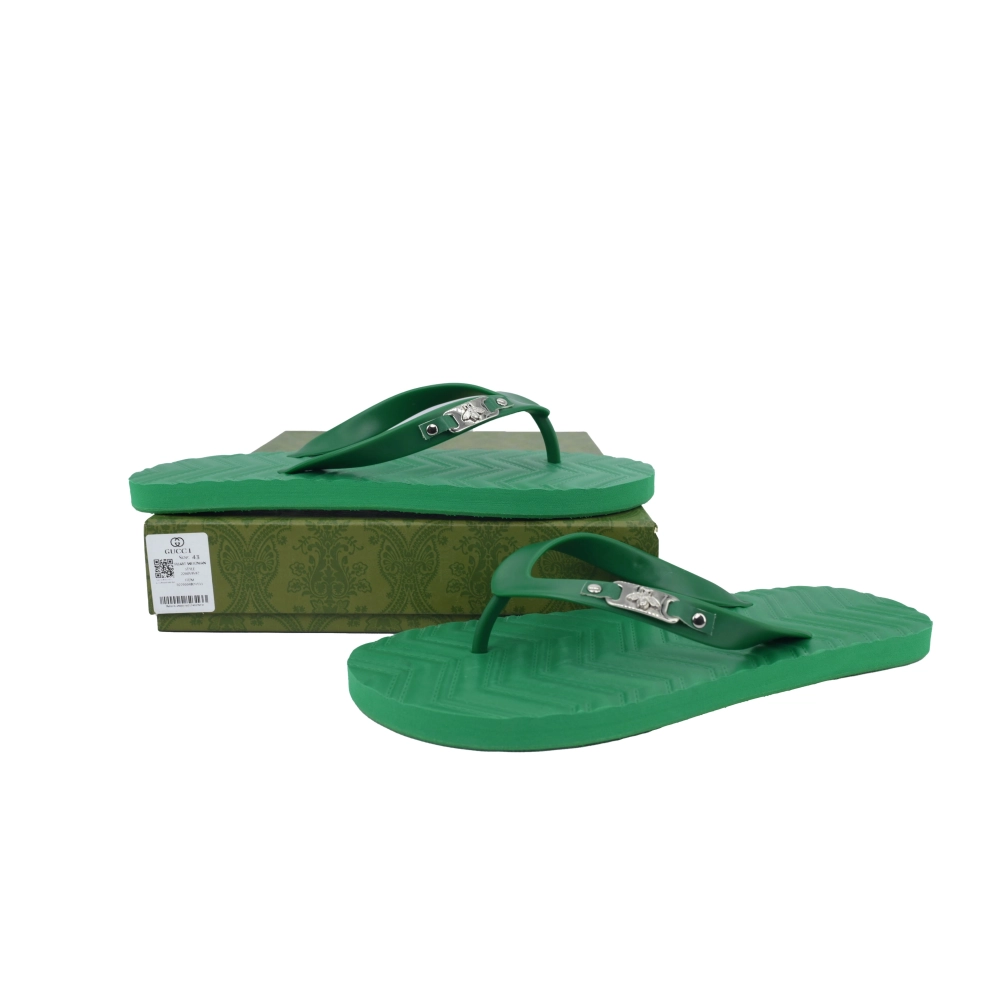 Gucci Flip Flops Green