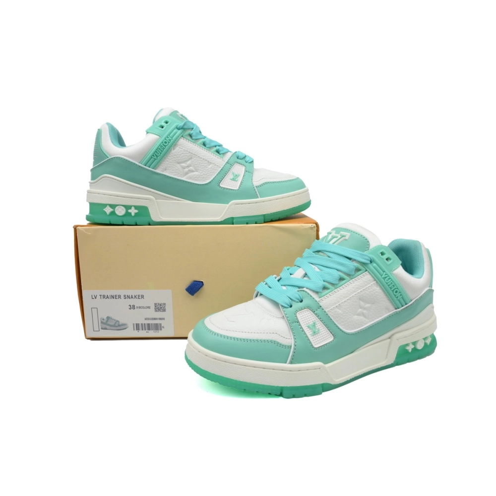 Louis Vuitton Trainer Green White 1A8KBS