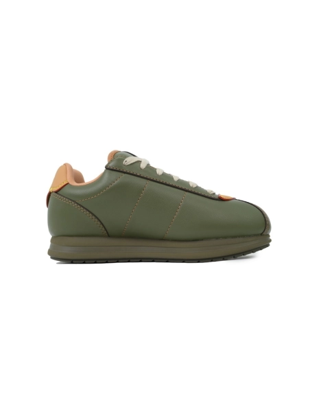 LV BUTTERSOFT Sneaker Lambskin/Plain Calf x Nigo Dark Green
