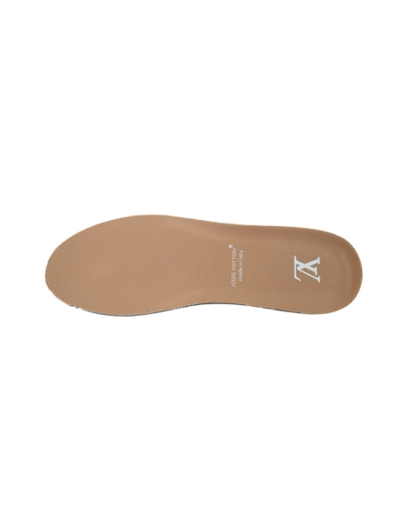 LV BUTTERSOFT Sneaker Lambskin/Plain Calf x Nigo Dark Green