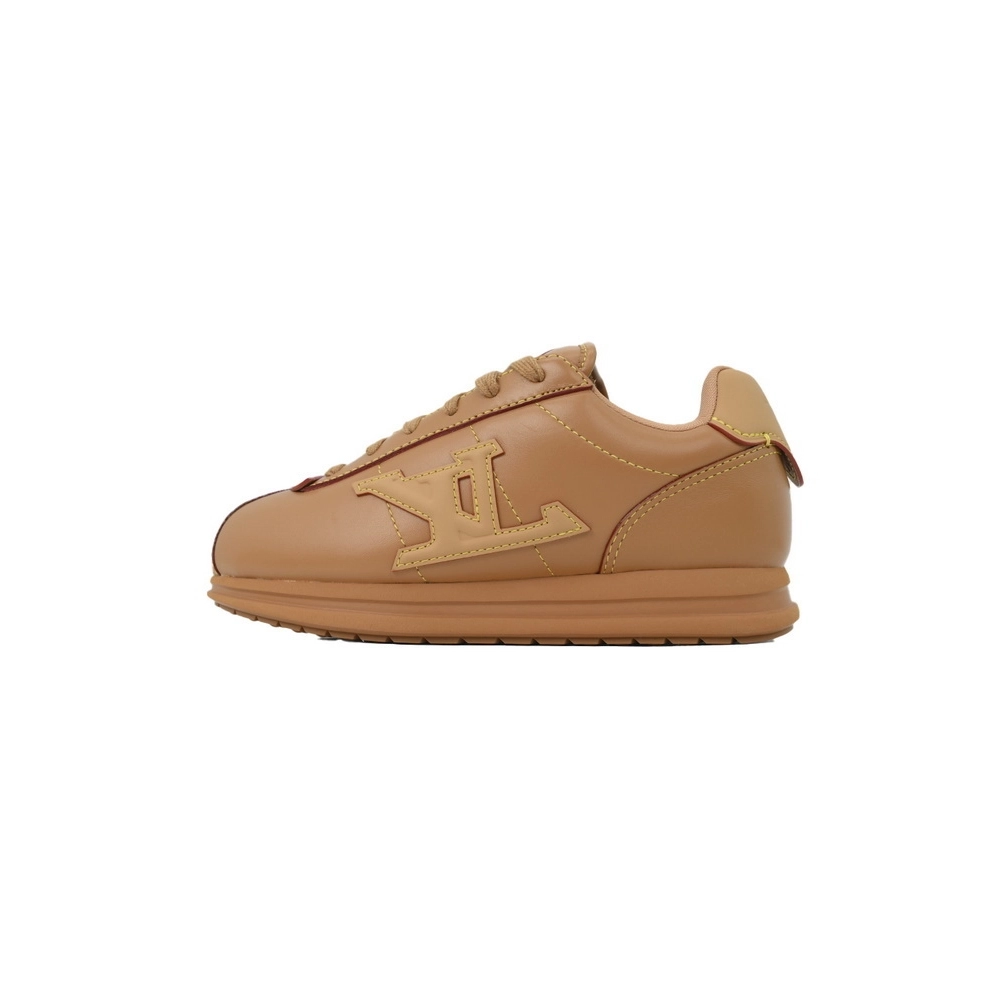 LV BUTTERSOFT Sneaker Lambskin/Plain Calf x Nigo Brown