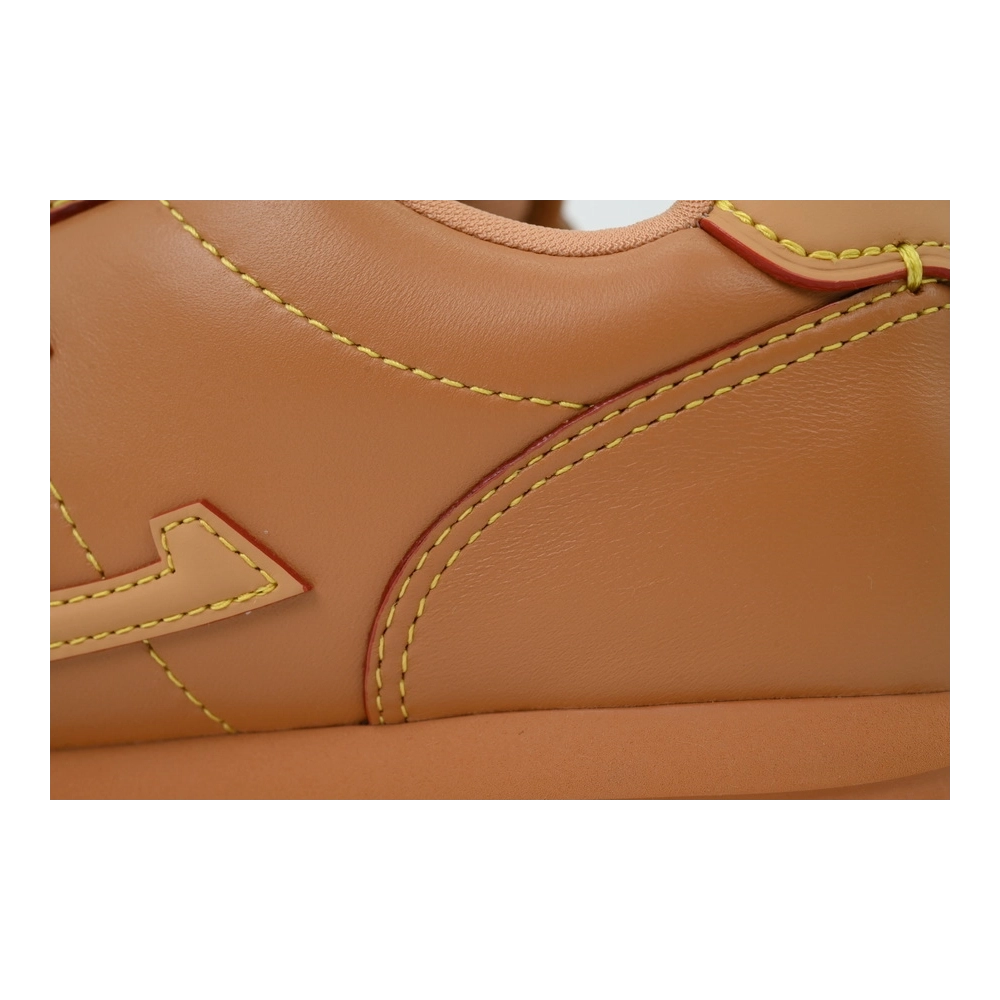 LV BUTTERSOFT Sneaker Lambskin/Plain Calf x Nigo Brown