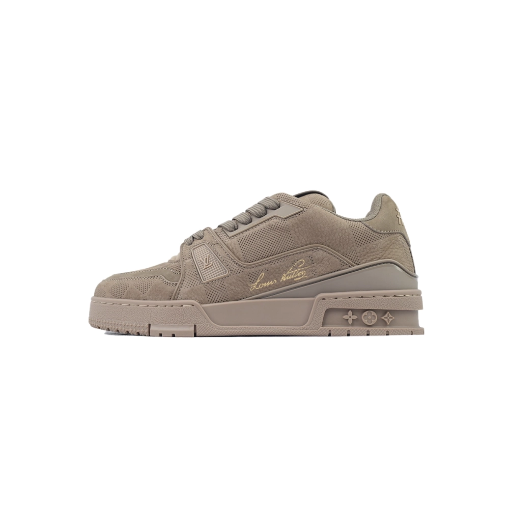 Louis Vuitton Trainer Brown Small Embossing