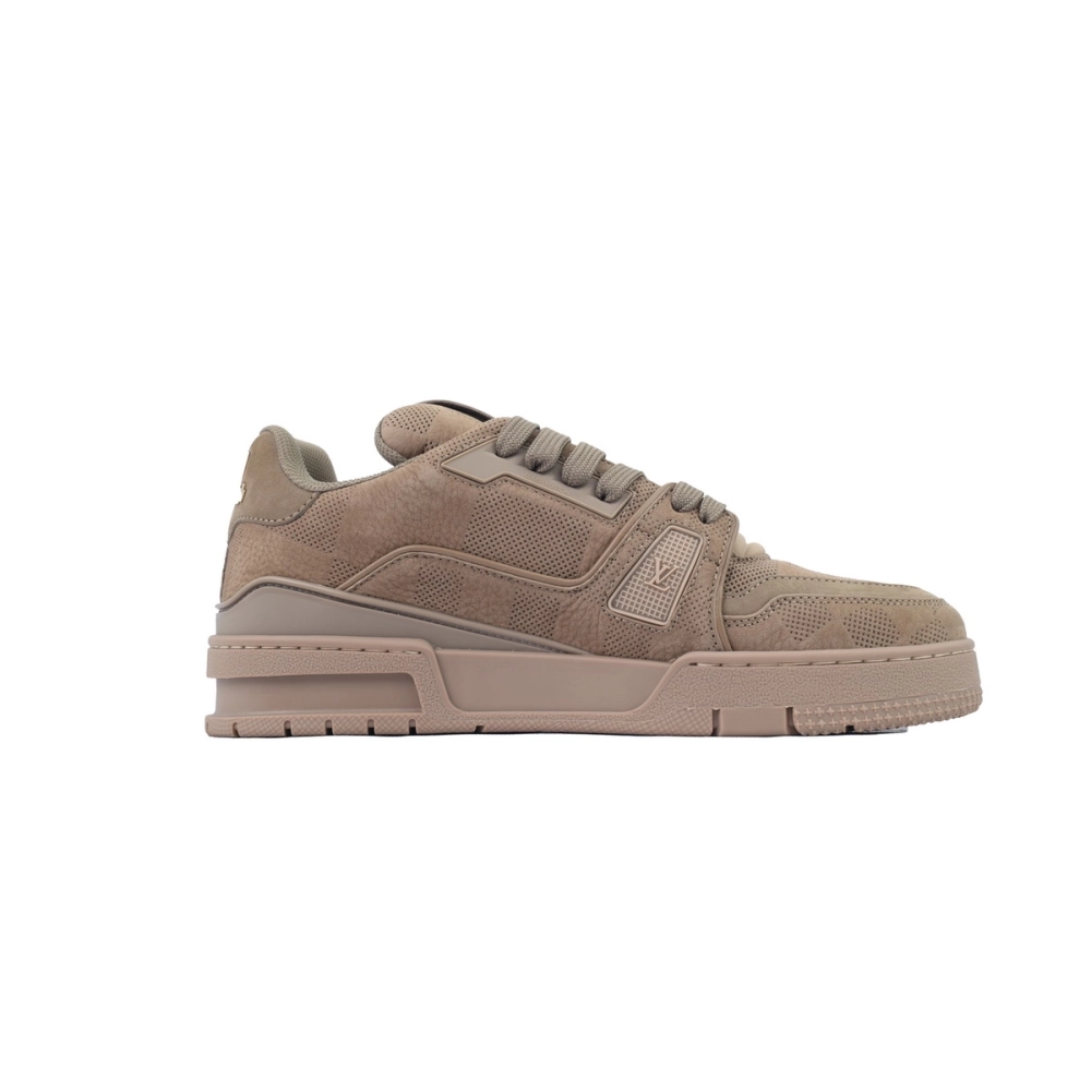 Louis Vuitton Trainer Brown Small Embossing