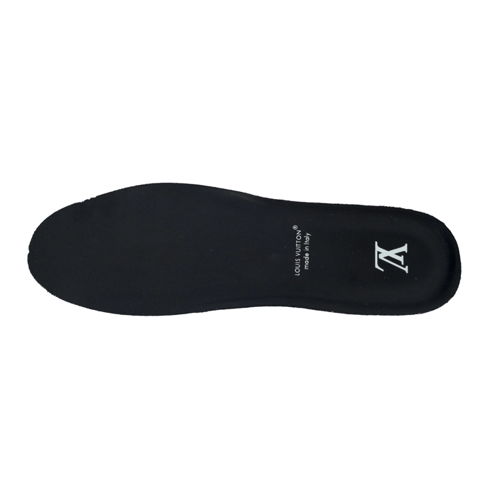 Louis Vuitton Trainer Black Skin And White Background