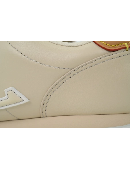 LV BUTTERSOFT Sneaker Lambskin/Plain Calf x Nigo Beige