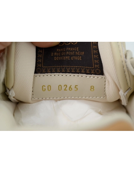 LV BUTTERSOFT Sneaker Lambskin/Plain Calf x Nigo Beige