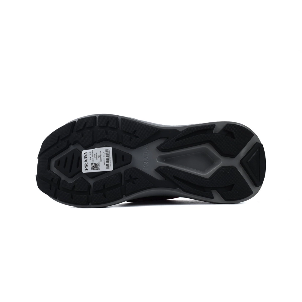 Prada Prada Brushed Leather Sneakers Bike Fabric Suede Garnet Peony Pink 2EG424_3LNN_F0KFF