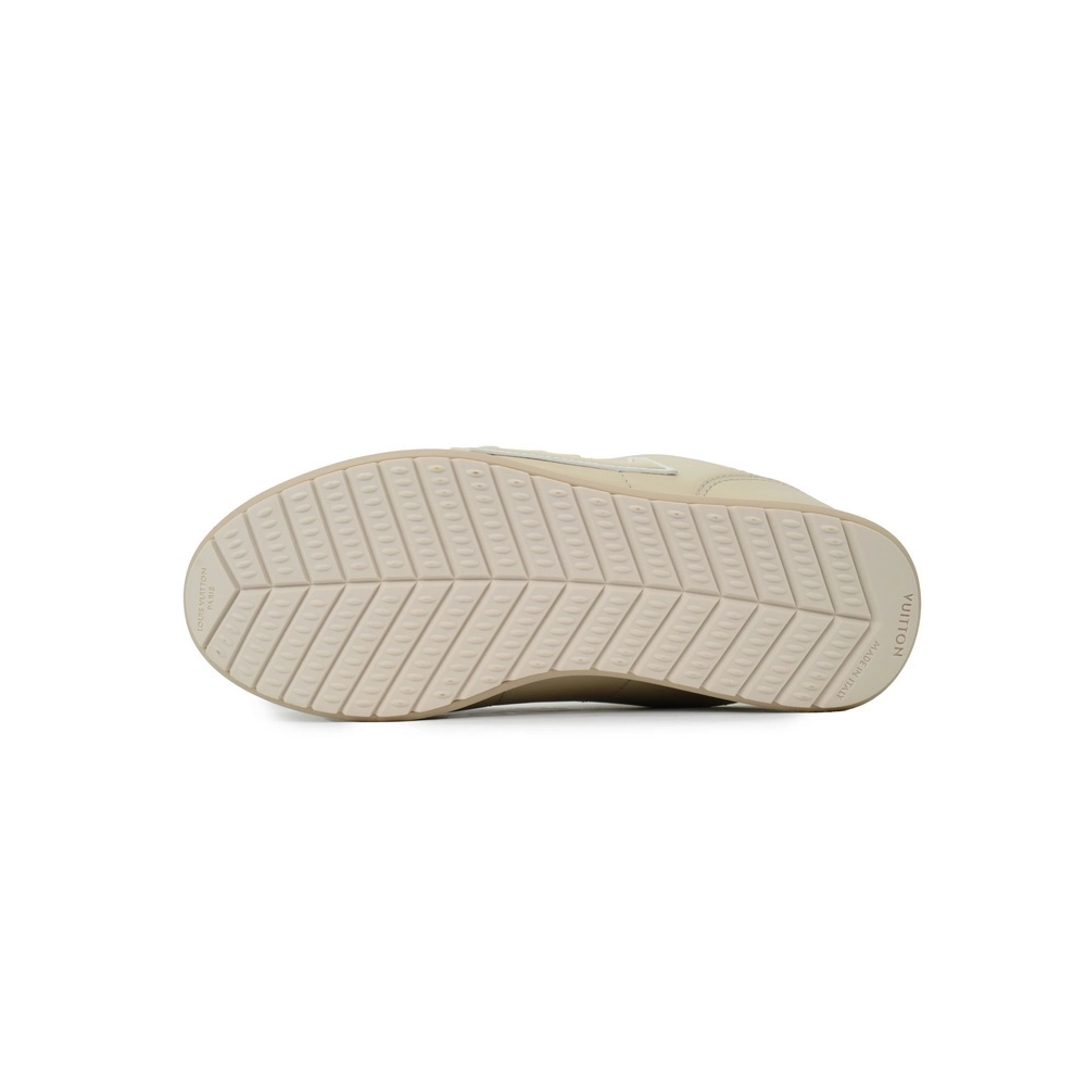 LV BUTTERSOFT Sneaker Lambskin/Plain Calf x Nigo Beige