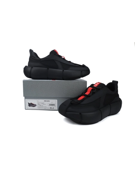 Prada Sneakers Black Red