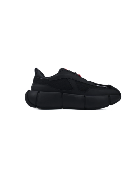 Prada Sneakers Black Red