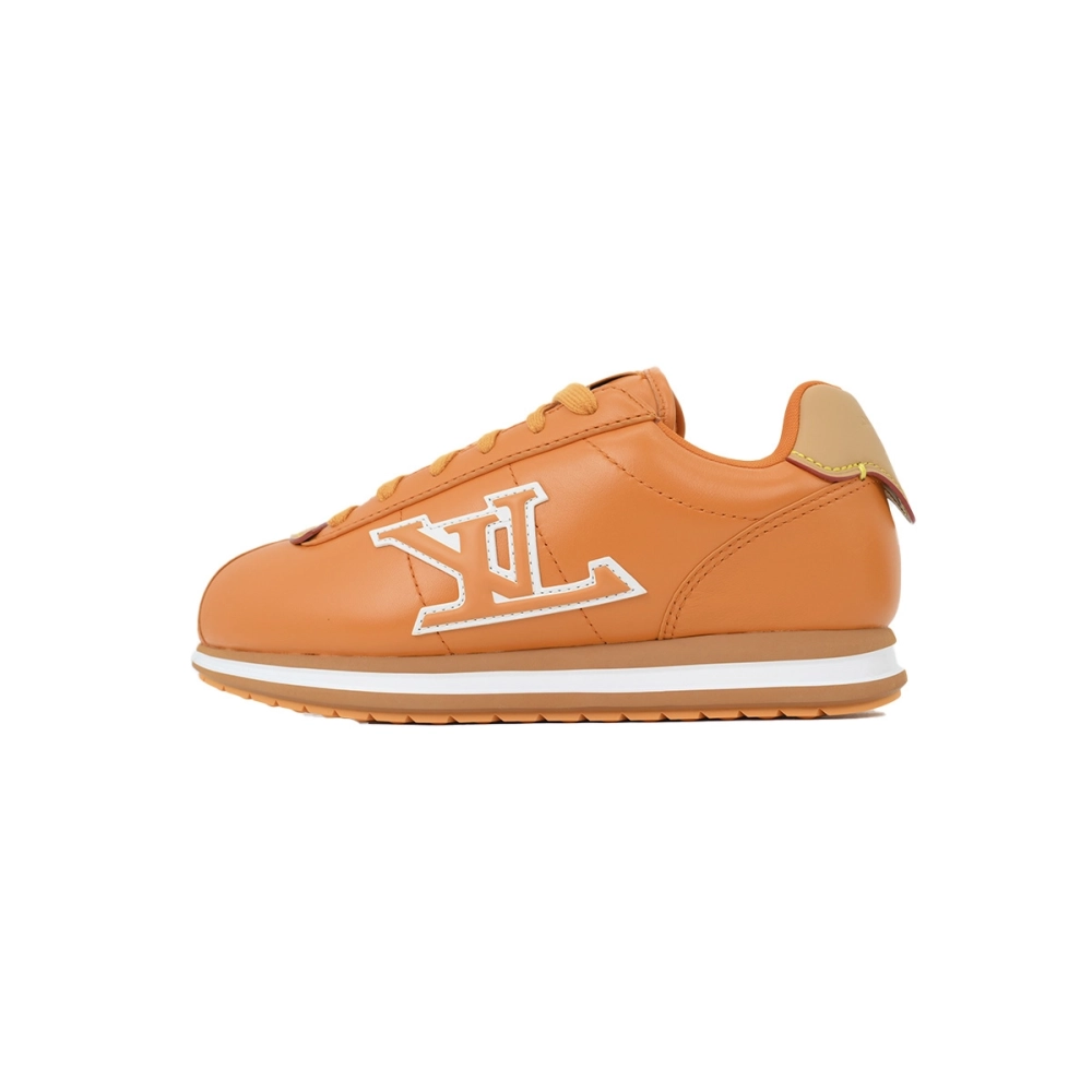 LV BUTTERSOFT Sneaker Lambskin/Plain Calf x Nigo Orange